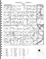 Douglas Township - West, Cooper Township - West, Webster County 1986